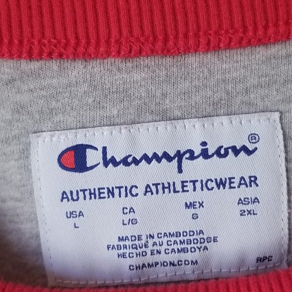 Red Champion Sweatshirt - Picture 3 of 5